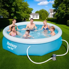 Надувной бассейн Bestway 57272, 274 х 76 см., с фильтр-насосом